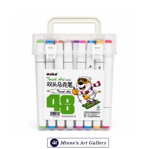 Baile Touch Art Dual Tip Marker Set – 48 Colours