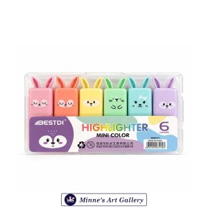 BESTDI Highlighter Mini Color 6 Colors RM1577