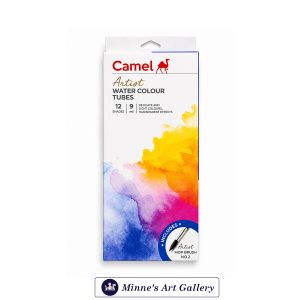 Camel Artist Water Colour Tubes – 12 Shades (9ml) Front View