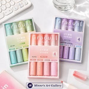 CY Gradual Soft Highlighter Set 4 Colors No. 924
