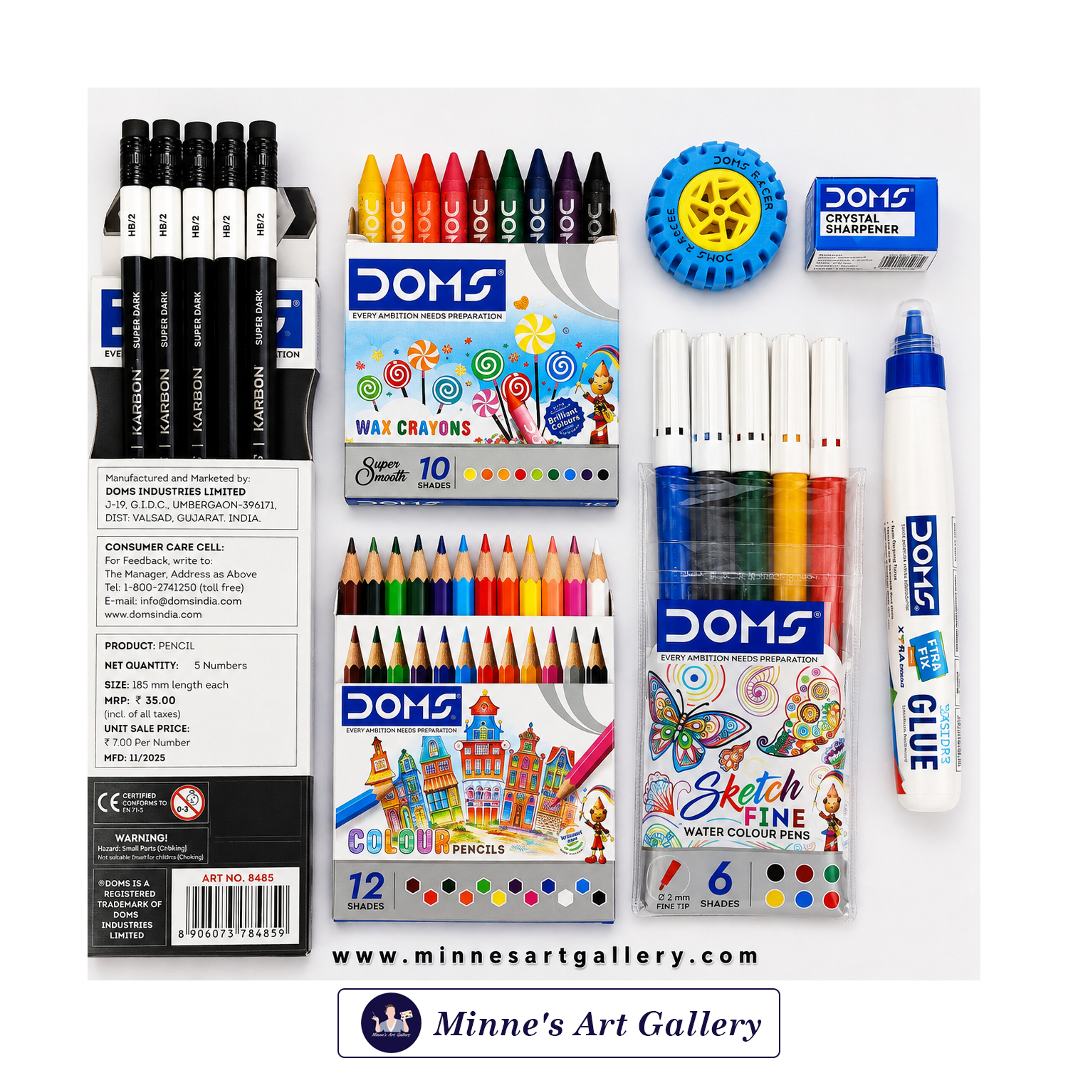 doms-champions-kit-drawing-and-stationery-set-assorted-creative-white DOMS Champions Kit – Drawing & Stationery Supplies Close-up