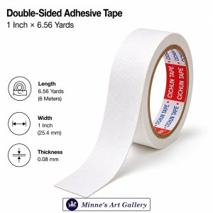 Double-Sided Adhesive Tape 1 Inch x 6.56 Yards