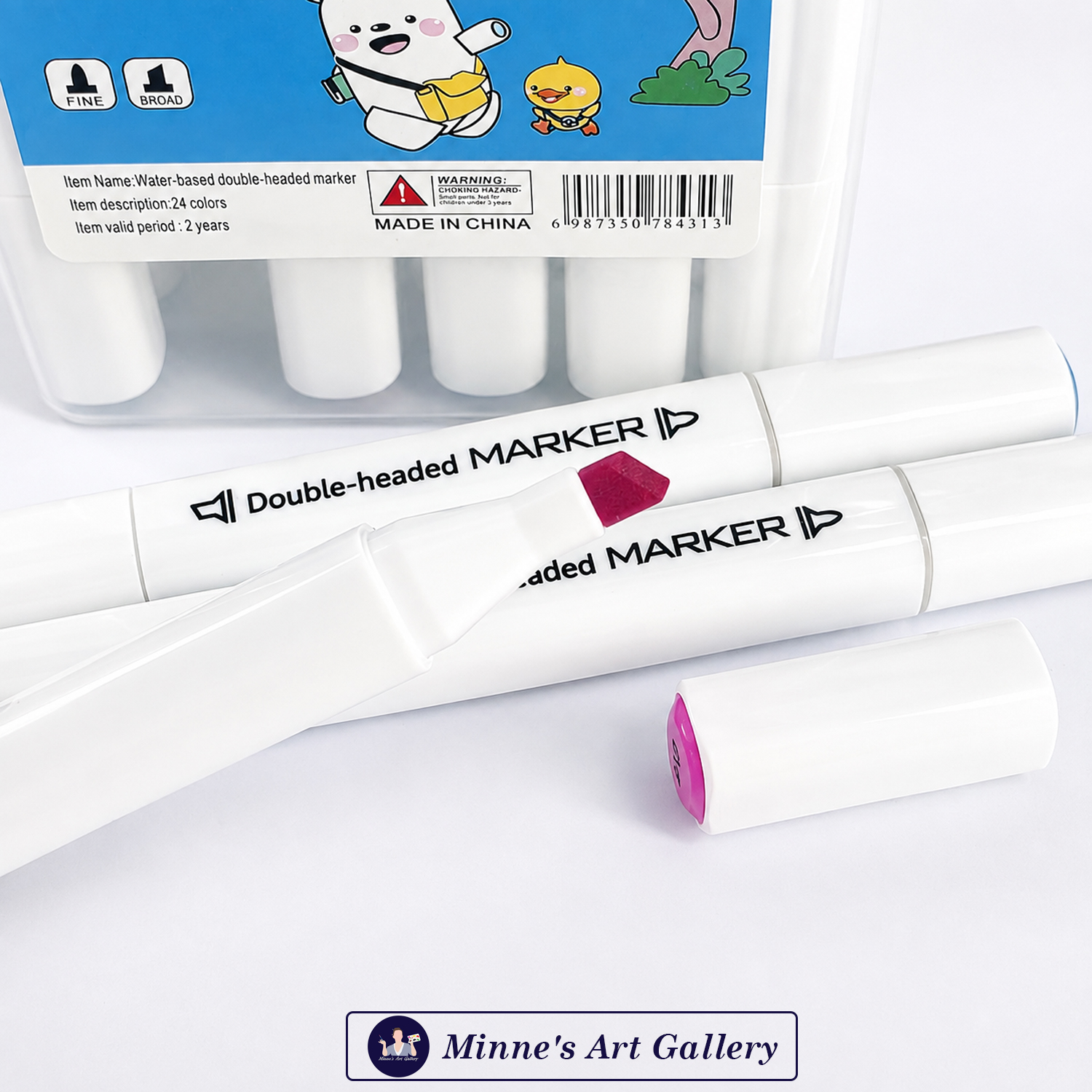 g-star-double-headed-marker-set-24-colours-set-creative-24-colours G Star 24 Colours Double-Headed Marker Set