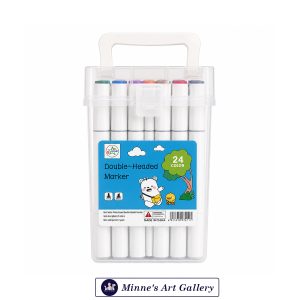 G Star Double-Headed Marker Set – 24 Colours