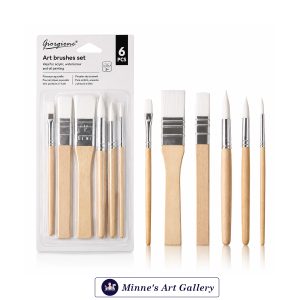 Giorgione Art Brushes Set – 6 Pieces – GM6
