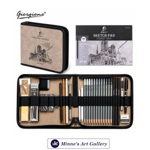 Giorgione Sketching-Art Set – 38+1 Pieces