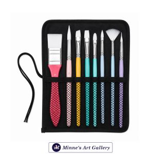 Giorgione Travel Brush Set – 8 Pieces