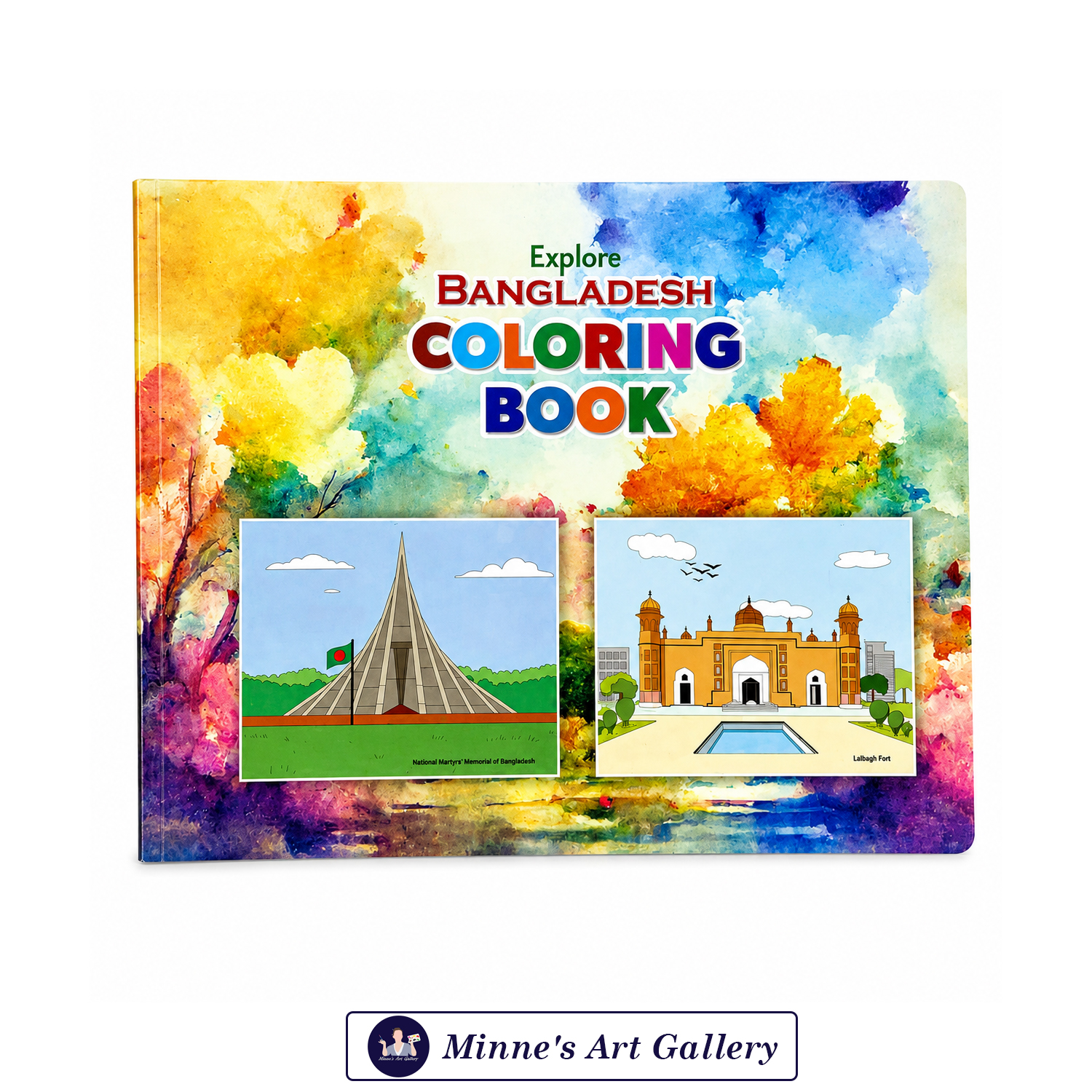 Hearts Explore Bangladesh Coloring Book – 24 Sheets