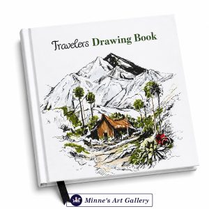 Hearts Travelers Drawing Book – Mountain Cabin