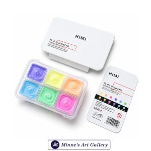 HIMI Glow in the Dark Gouache Paint Set – 6 Colours