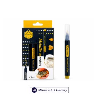 Keep Smiling Gold Metallic Marker Pen