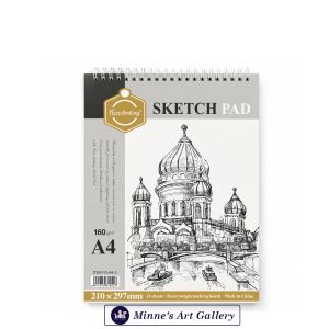 Keep Smiling Sketch Pad – A4, 160 GSM, 24 Sheets