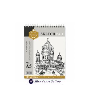 Keep Smiling Sketch Pad – A5, 160 GSM, 24 Sheets