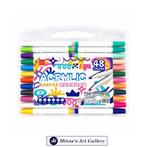 Kicyn Acrylic Marker Set – 48 Colours