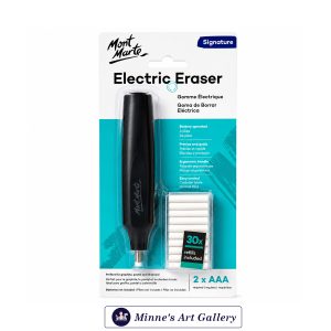 Mont Marte Signature Electric Eraser – With 30 Refills Front View