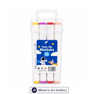 Twin-Tip Markers – 12 Colours