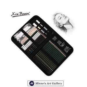 Xin Bowen Sketching Art Pencil Set – 42 Pieces Front View