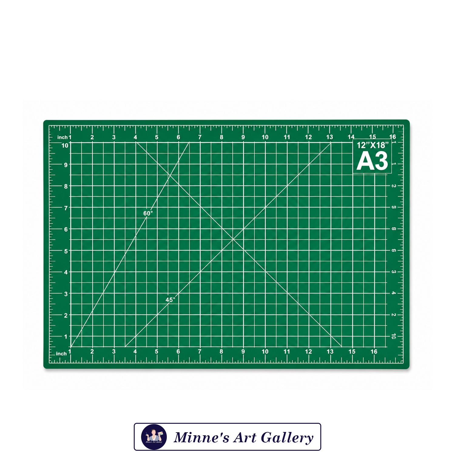 A3 Cutting Mat 12 x 18 Inch Green