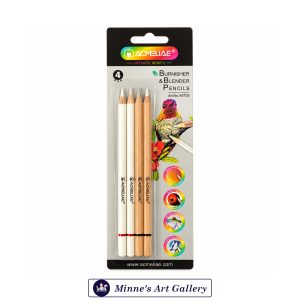Acmeliae Burnisher and Blender Pencils Set 4 Pieces