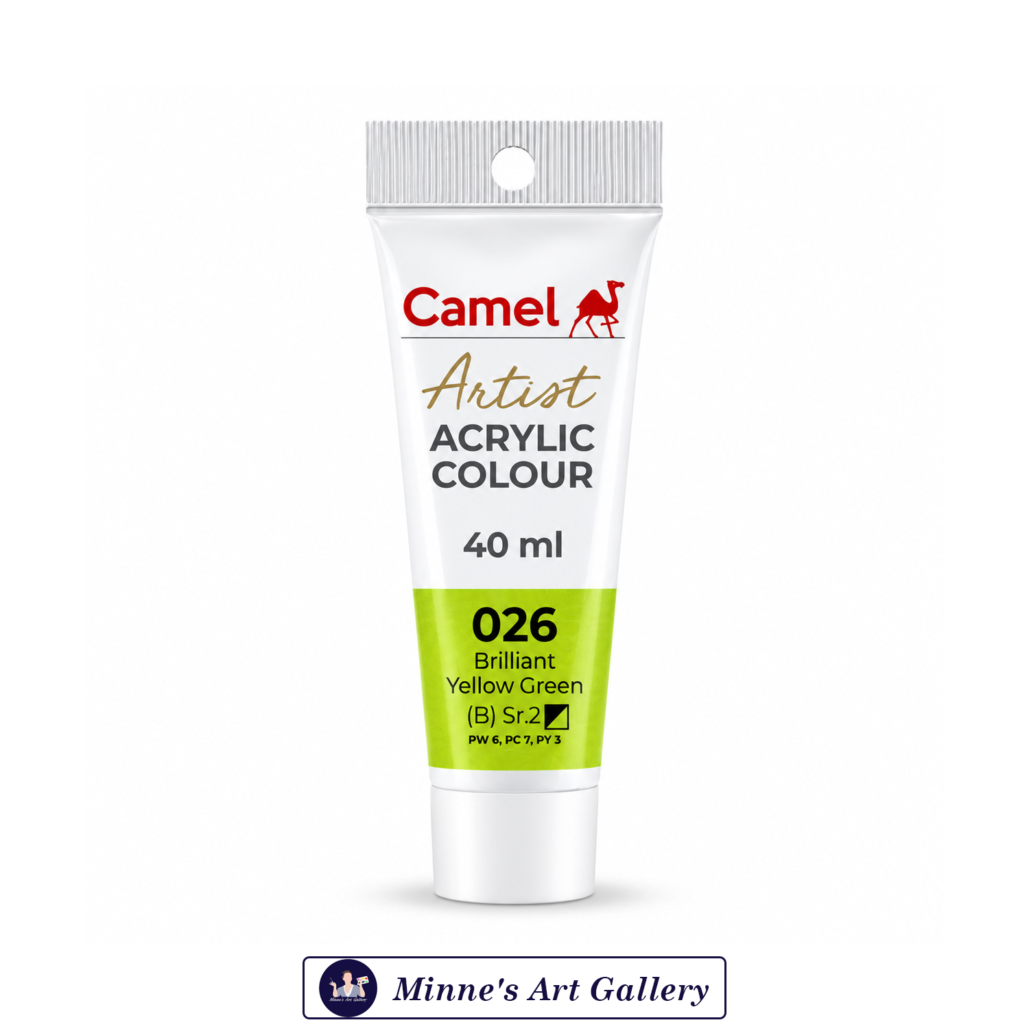 Camel Artist Acrylic Colour SR.2-026 Brilliant Yellow Green 40ml
