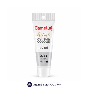 Camel Artist Acrylic Colour SR.3-400 Silver 40ml
