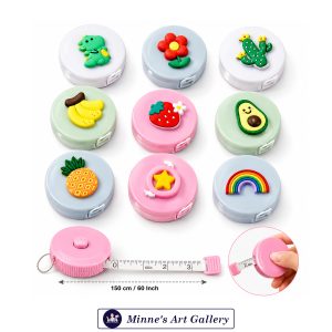 Cute Cartoon Retractable Measuring Tape 150cm 60 Inch
