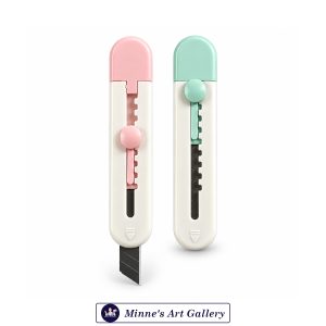 Cute Pastel Mini Retractable Utility Knife