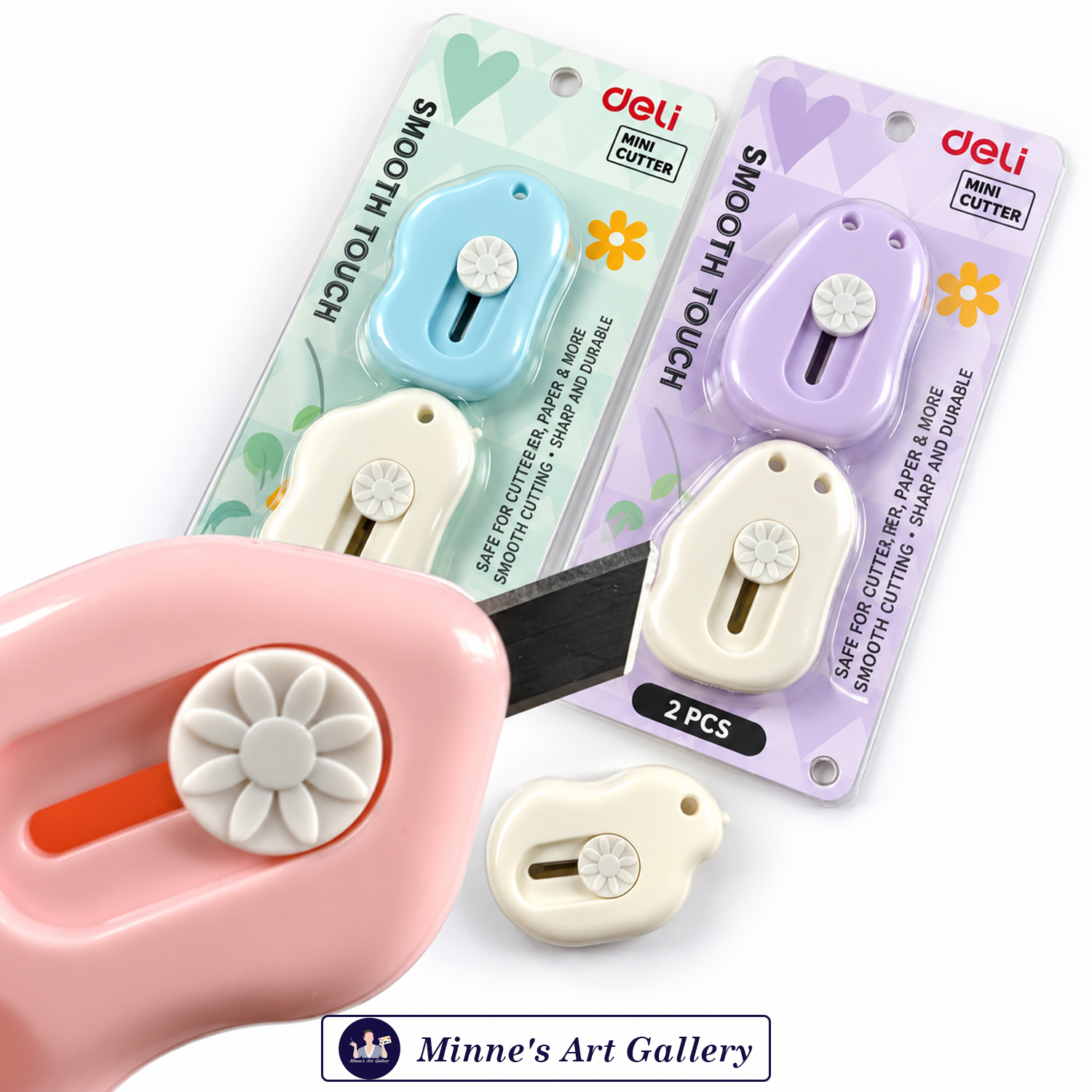 dingli-dl3283-mini-cutter-2-pieces-cute-design-usage DINGLI DL3283 Cute Mini Cutter 2 Pieces for Crafting