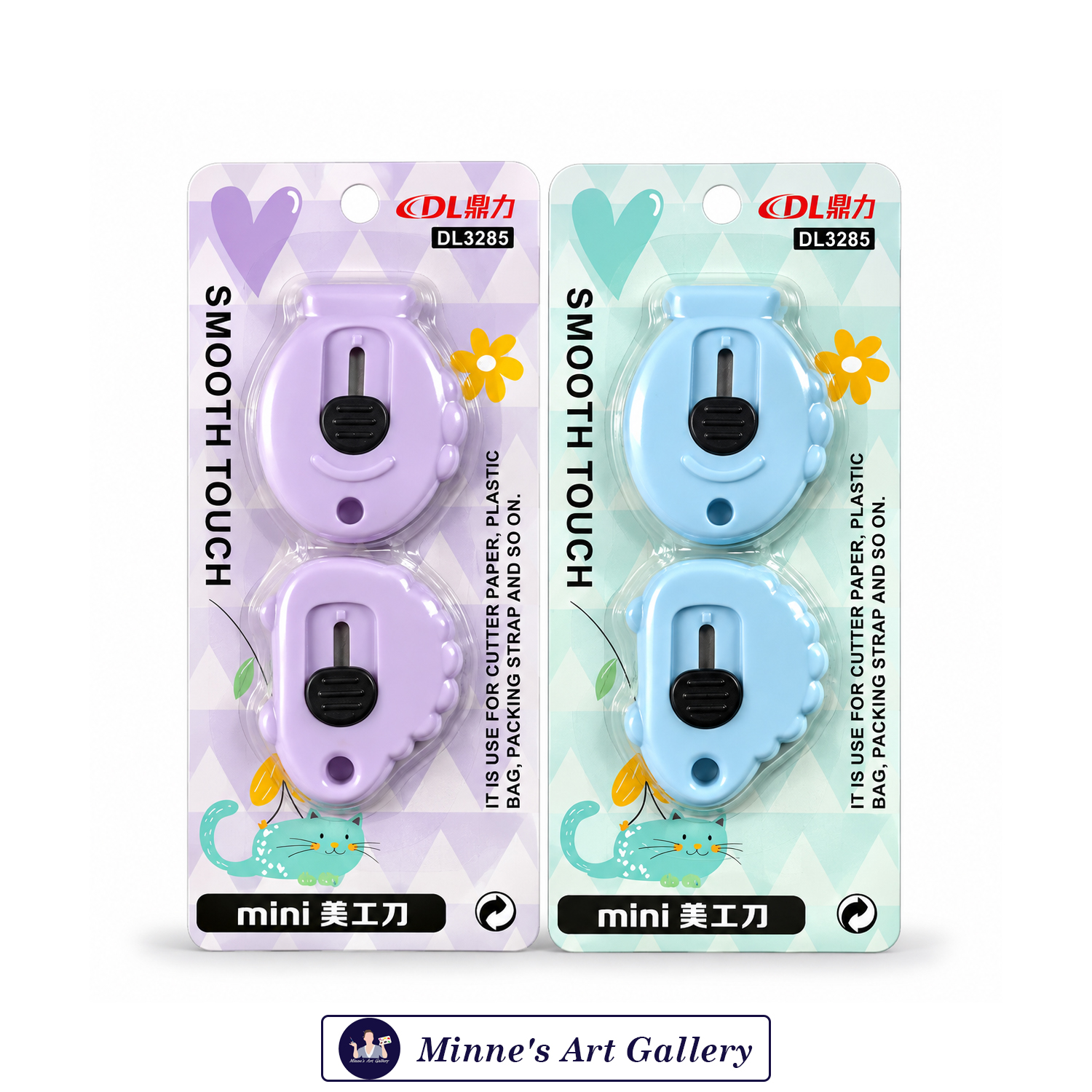 DINGLI DL3285 Mini Cutter 2 Pieces Cute Bear Design