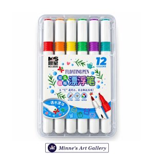 Floating Pen Set 12 Colors Dual Tip