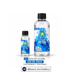 Jincheng Crystal Clear Epoxy Resin 300ml 3:1 Ratio