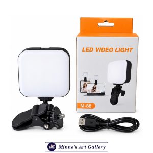 LED Video Light M-88 Portable Clip Light