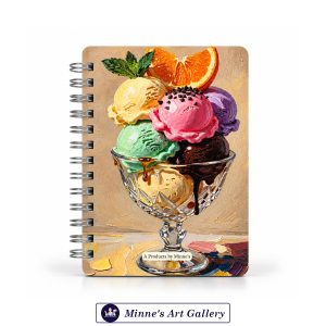 Minne's Mini Art Journal A6 Sweet Summer Scoop 250+ GSM 50 Pages