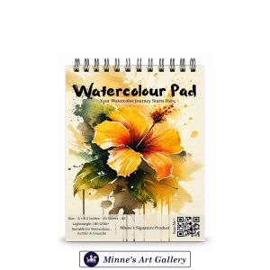 Minne’s Watercolour Pad A5 180 GSM+ 20 Sheets