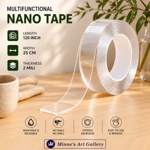 Multifunctional Nano Tape 120 Inch × 25cm 2 Mil