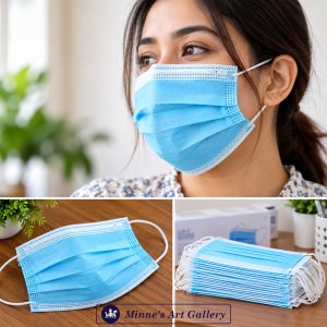 One-Time Face Mask Blue