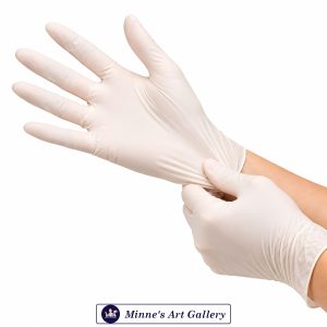 One-Time Latex Gloves 1 Pair