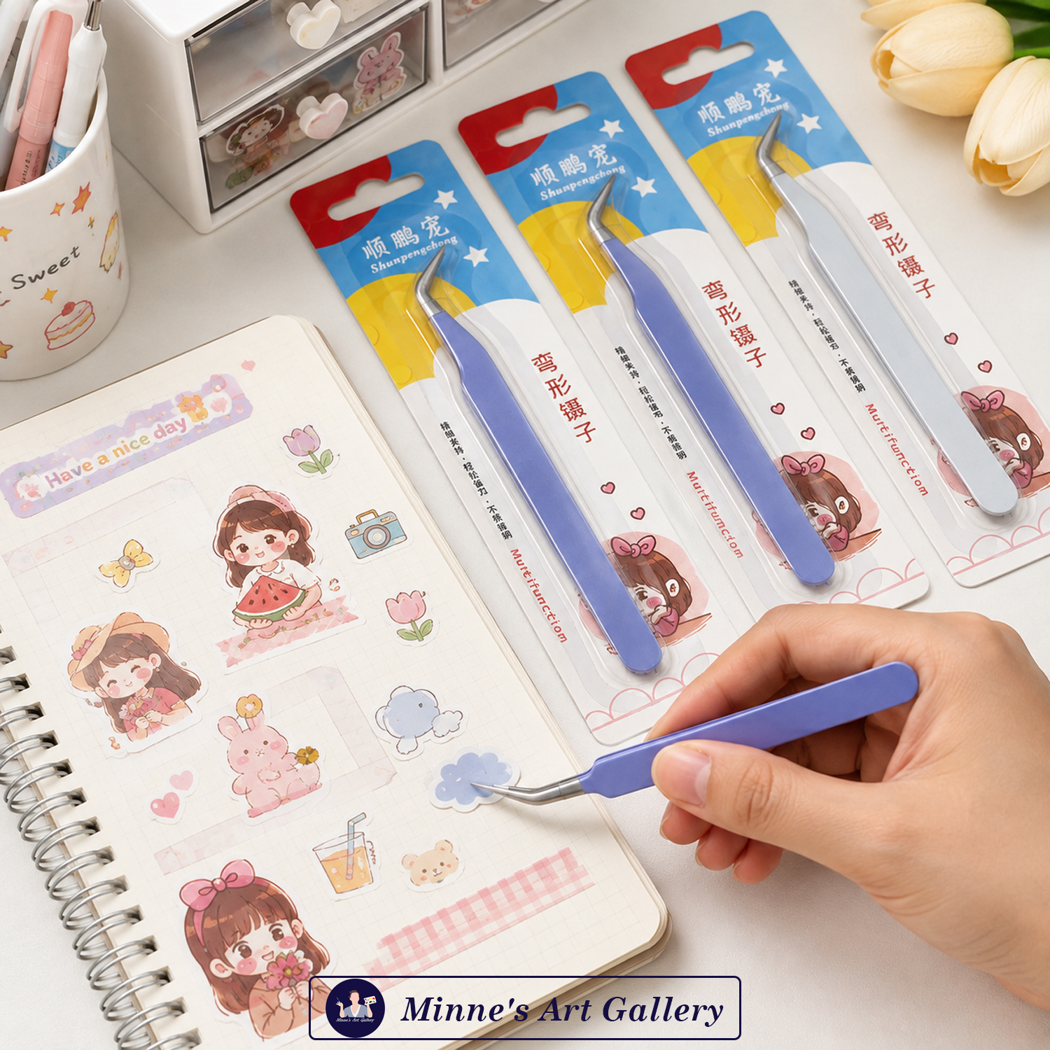 shunpengfa-craft-tweezers-details Shunpengfa Craft Tweezers Product Details
