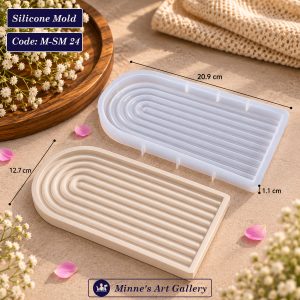 Silicone Mold Arched Ripple Tray Mold M-SM24