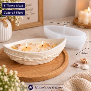 Silicone Mold Boat Shaped Decorative Bowl Mold M-SM05
