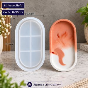 Silicone Mold Oval Tray Mold M-SM14