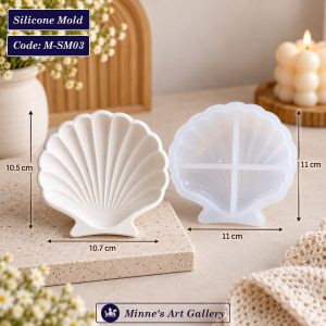 Silicone Mold Seashell Trinket Dish Mold M-SM03