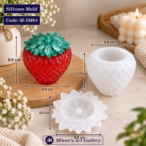 Silicone Mold Strawberry Container Mold M-SM04