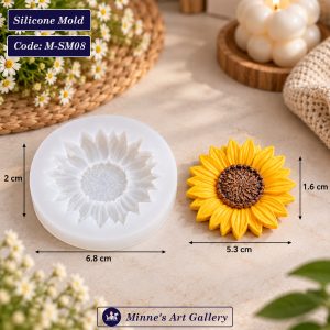 Silicone Mold Sunflower Shape Mold M-SM08