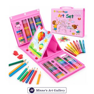 Super Mega Art Set 208 Pieces Pink