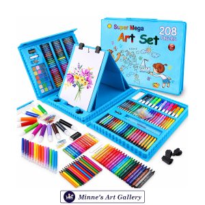Super Mega Art Set 208 Pieces Sky Blue