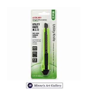 DINGLI Office Series Utility Knife – Green Handle (SK5 Blade)