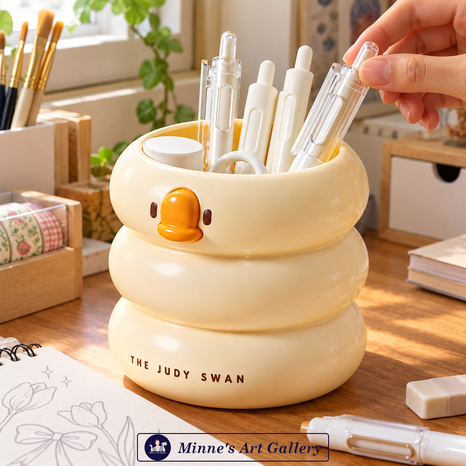 duck-design-storage-container-11x10-cm-usage Duck Design Storage Container for Everyday Storage – 11 × 10 cm