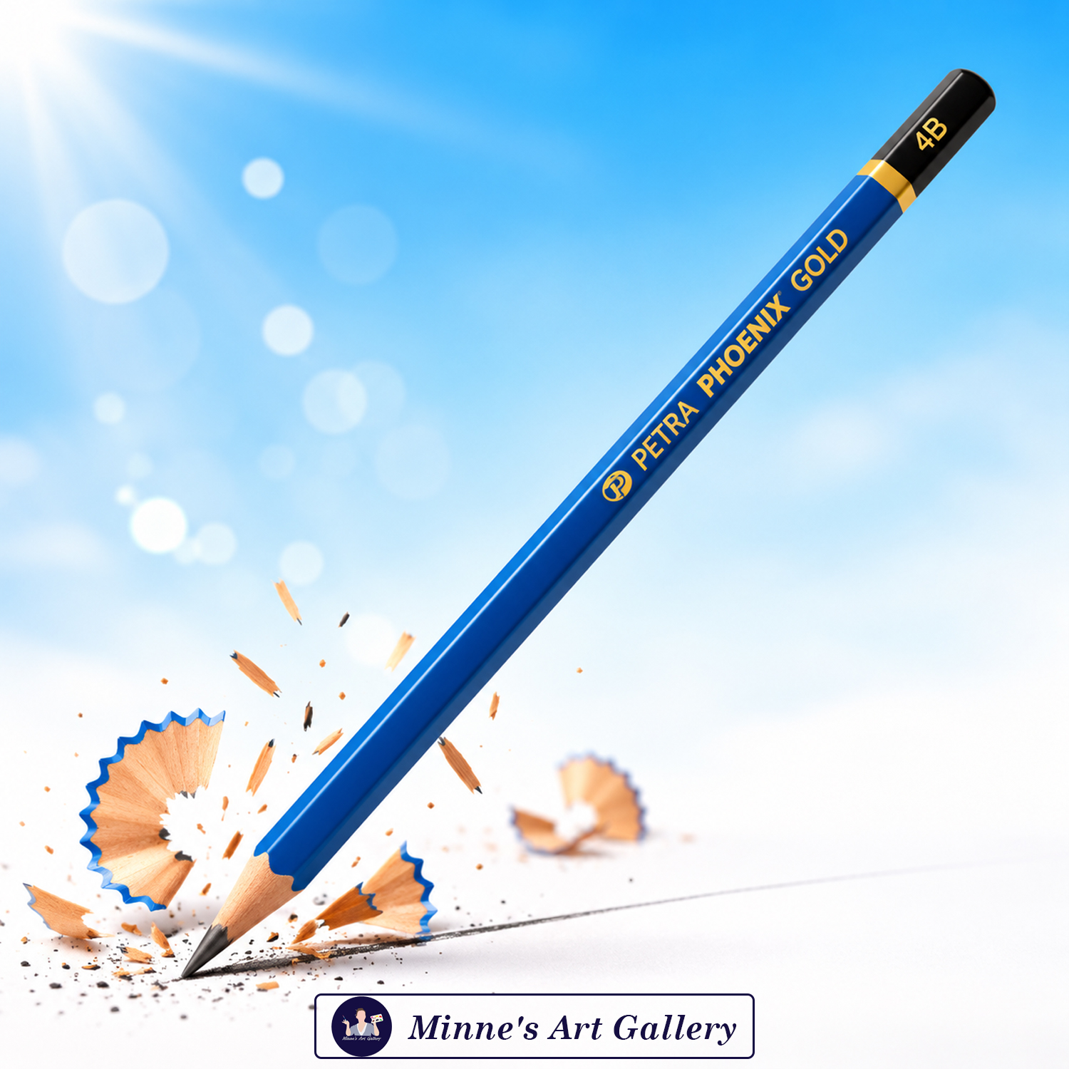 Petra Phoenix Gold 4B Pencil – 1 Piece