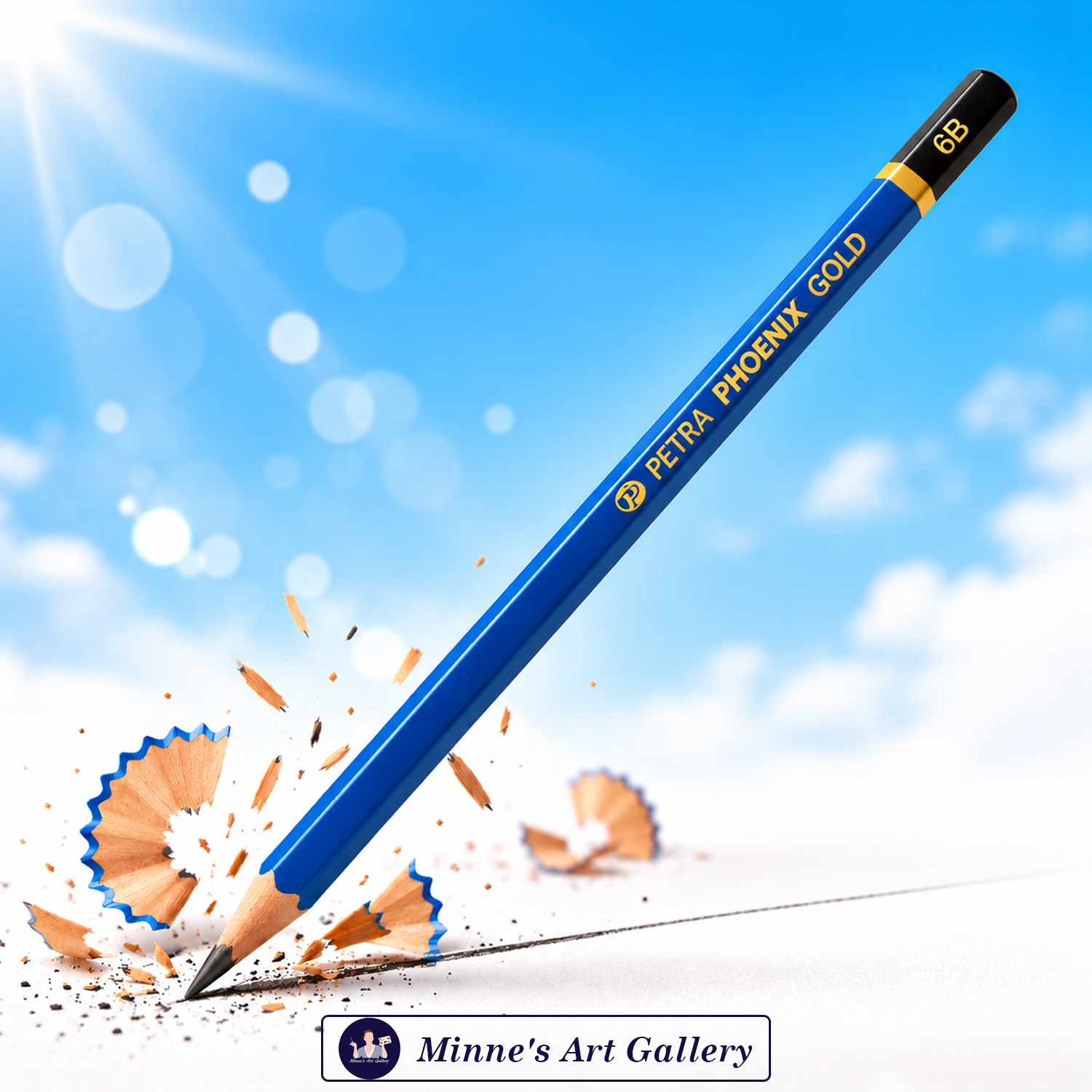 Petra Phoenix Gold 6B Pencil – 1 Piece